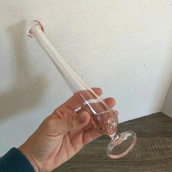 Vintage Pink Bud Vase - Picture 8 of 12